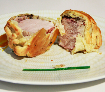 Enreixats mini: filet wellington i salmó (L'Illa Diagonal)