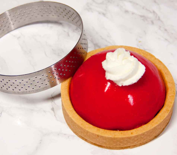 Tartaleta de clementina, ametlla i merengue de coco (L'ILLA)