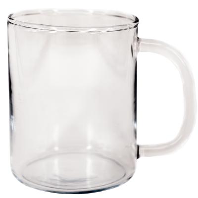 Tassa mug recta vidre borosilicat