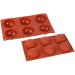 Motllo semiesfera 6 cav. x80 ml