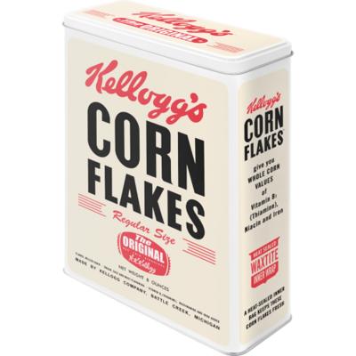 Caixa metàl·lica cereals Kellogg's Corn Flakes XL