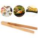 Pinça mini torrades i cuina bambú