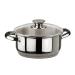 Cacerola acero Inoxibar Ecco con tapa cristal