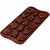 Molde bombones silicona Xma Buttons x 15 cav