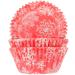 Paper cupcakes x50 Floc de neu crystal red