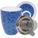 Set mug amb filtre Nippon Blue dots
