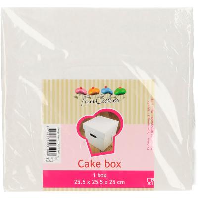 Caixa per pastissos blanca 25x25x25 cm