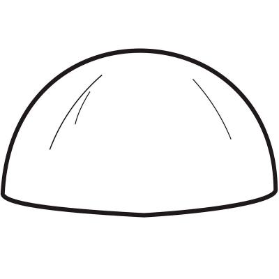 Motllo mona pasqua semiesfera 12 cm