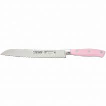 Cuchillo pan forjado Arcos Riviera 20 cm rosa