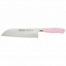 Cuchillo santoku forjado Arcos Riviera 18 cm rosa