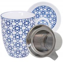 Set mug con filtro Nippon Blue nubes