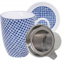 Set mug con filtro Nippon Blue