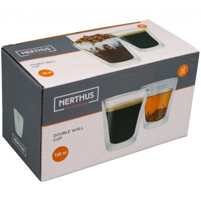 Set 2 gots caf� tallat t�rmic doble paret 100 ml