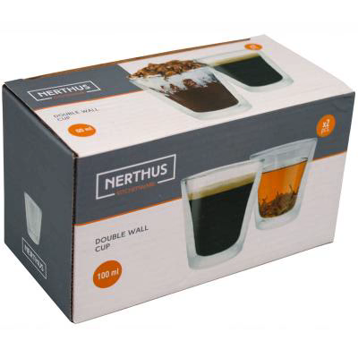 Set 2 gots caf� tallat t�rmic doble paret 100 ml