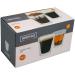 Set 2 gots caf� tallat t�rmic doble paret 100 ml