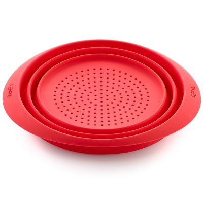 Escorredor silicona plegable