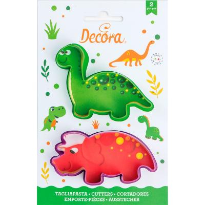 Set 2 talladors galetes pl�stic Dinosaures