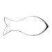 Tallador galetes peix 4,5 cm