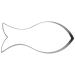 Tallador galetes peix 7 cm