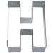Tallador galetes lletra "H" 6,5 cm