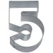 Tallador galetes n�mero "5" 6,5 cm