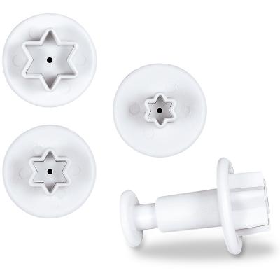 Set 3 talladors fondant amb expulsor estrella