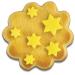Set 3 talladors fondant amb expulsor estrella