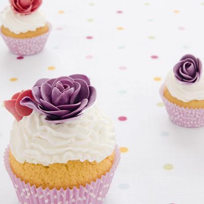 Set 4 talladors fondant amb expulsor roses