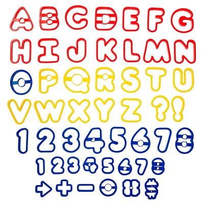 Set 50 talladors galetes n�meros i lletres