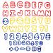 Set 50 talladors galetes n�meros i lletres