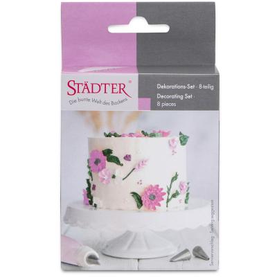 Set 8 boquilles decoraci�, adaptador i m�nega