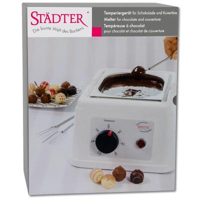 M�quina per fondre i temperar xocolata