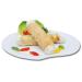 Set 6 canutillos crema 14 cm inox.