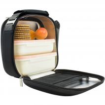 Bolsa porta-alimentos Nomad Satin negro +2 tuppers