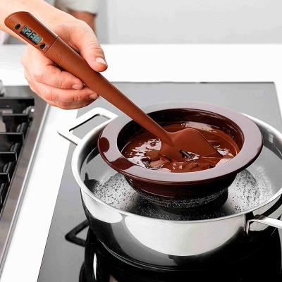 Esp�tula amb term�metre per xocolata