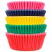 Paper mini cupcakes x100 Carnival 5 colors
