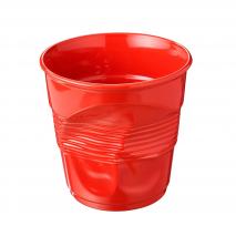 Taza espresso arrugada revol 80 ml rojo