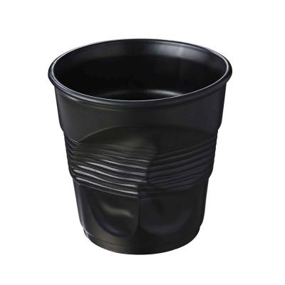 Tassa espresso arrugada Revol 80 ml negre