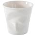 Tassa capuccino arrugada 180 ml blanc