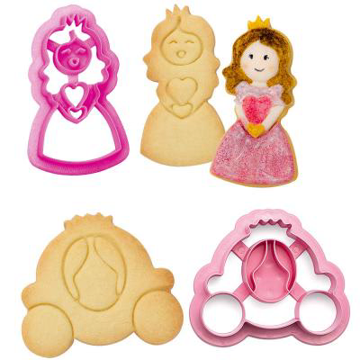 Set 2 talladors galetes pl�stic Princesa