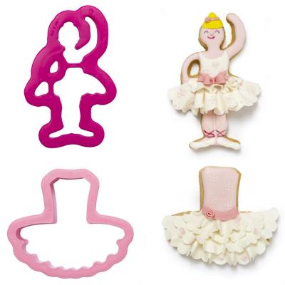 Set 2 talladors galetes pl�stic Ballarina i Tut�