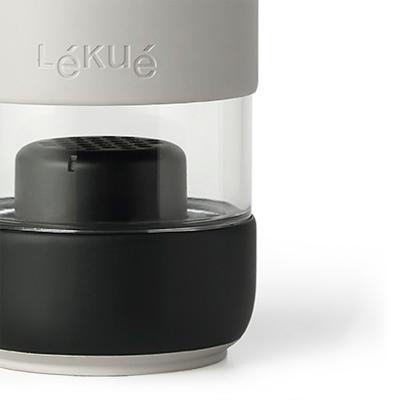 Ampolla amb filtre vidre Lekue 600 ml