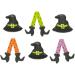 Set 6 decoracions de sucre Witch