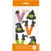 Set 6 decoracions de sucre Witch