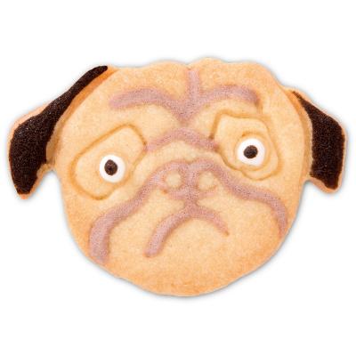 Tallador galetes cara gos Pug 5,5 cm