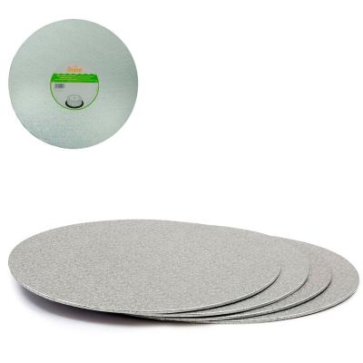 Base para pasteles redonda plata 3 mm