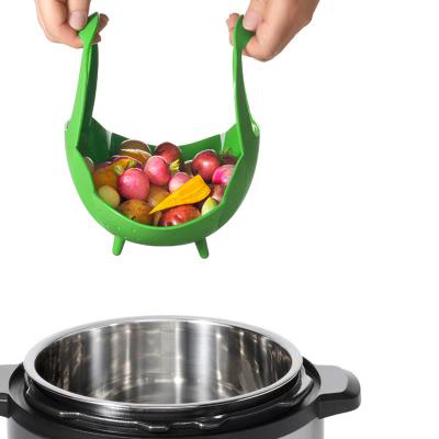 Cistella Vaporera silicona coure verdures Oxo