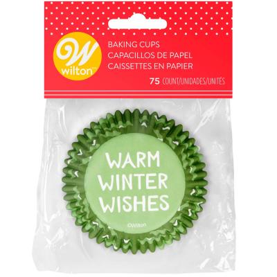 Paper cupcakes x75 Warm Winter Wishes