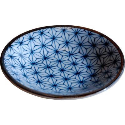 Set 5 bols soja japonesos motius blaus 9 cm