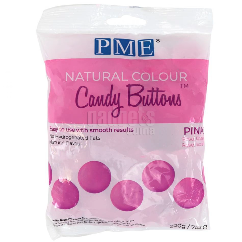 Candy Melts color natural PME rosa | Gadgets & Cuina